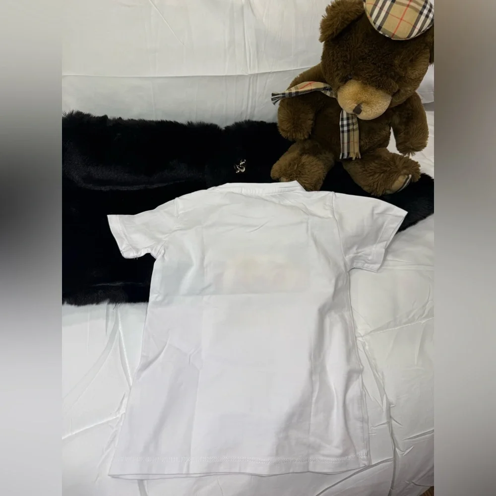 Gucci Kids White Tee with Multicolor Logo - Picture 5 of 5